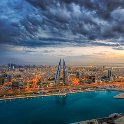 Bahrain Twin Towers Top View